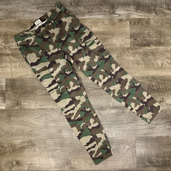 J. Crew Pants & Jumpsuits Jcrew Camo 9 Cargo Toothpick Jeans Poshmark